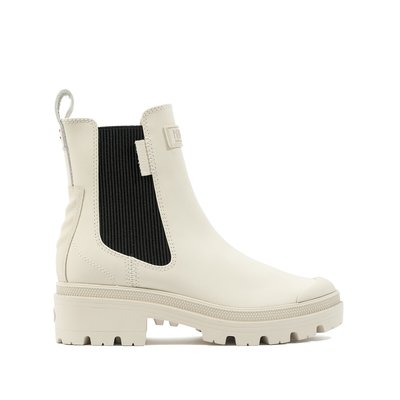 Bottines  Chelsea en cuir Pallabase Army PALLADIUM