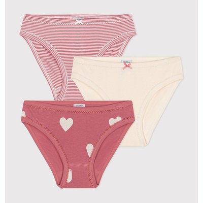 Lot de 3 culottes en coton PETIT BATEAU