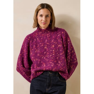 Pull manches longues col montant LA FEE MARABOUTEE