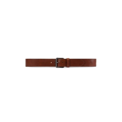 Men’s textured belt with metal buckle ALLEY DEELUXE