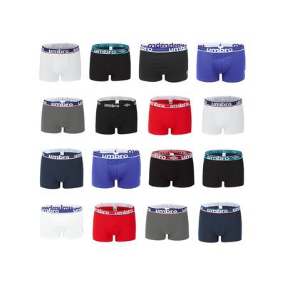 Lot de 5 Boxers Suprise coton uni UMBRO