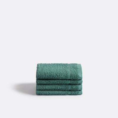 Lot 4 serviettes d'invité éponge 600 g/m², Zavara LA REDOUTE INTERIEURS