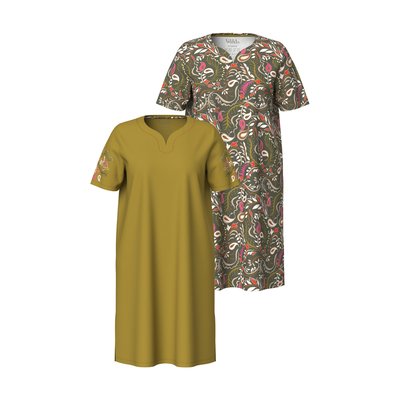 Grands T-shirts, lot de 2, motif cachemire ULLA POPKEN