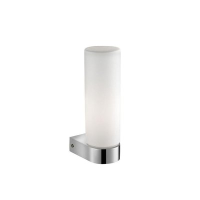 Applique  Salle de Bain POLO Chrome & Blanc LED E14 1x5 W H21,5 BOUTICA-DESIGN