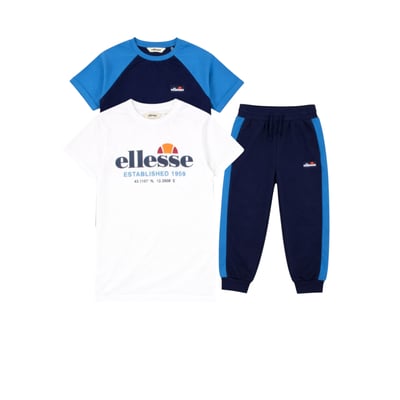 Ensemble 3 pièces 2 t-shirts et jogging TEAM ELLESSE