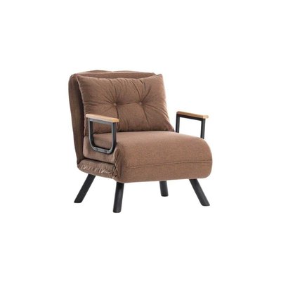 Fauteuil convertible en lin Sando HANAH HOME