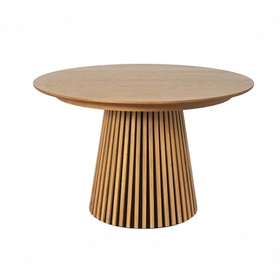 Table repas D120 avec 3 allonges placage Chêne clair ZAGO