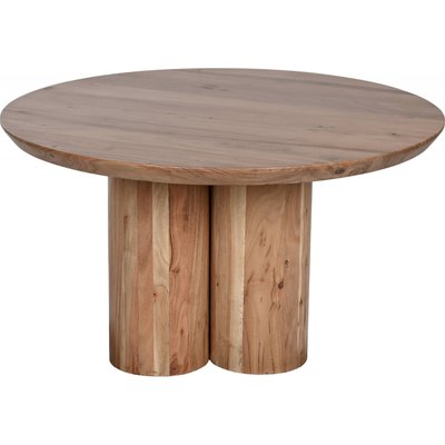 Table basse en bois rond, acacia RECOLLECTION