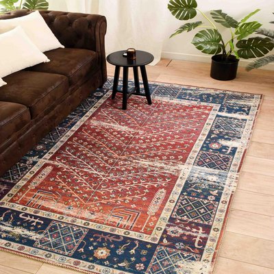 Tapis salon et chambre tissé motif baroque SPENO 2 UN AMOUR DE TAPIS