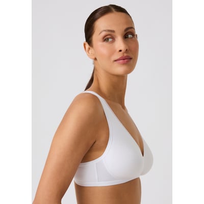 Soutien-gorge sans armatures emboîtant coton majoritaire DAMART
