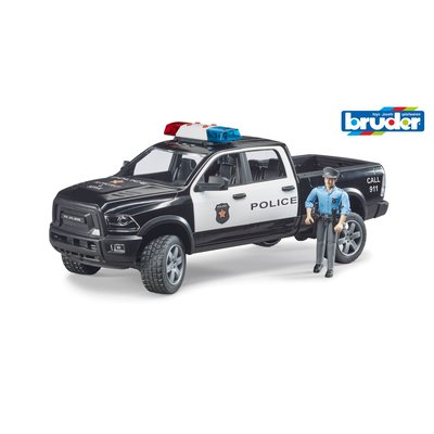 Vehicule de police ram 2500 avec policier BRUDER