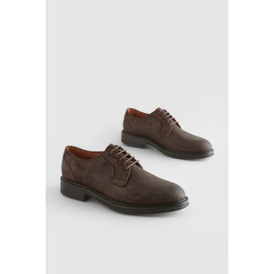 Chaussures derby en daim ciré NEXT