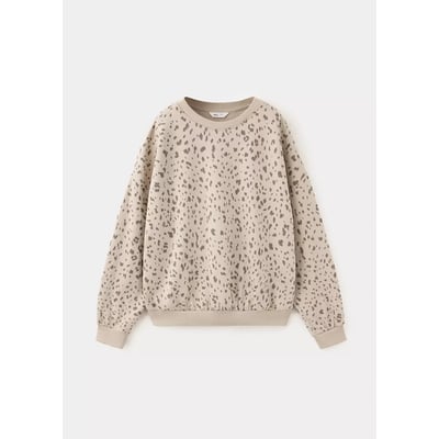 Sweat coton imprimé animal MANGO KIDS