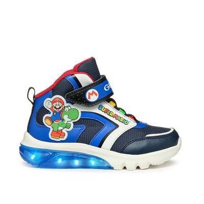 Atmungsaktive High-Top-Sneakers Ciberdron x Ma mit LED GEOX