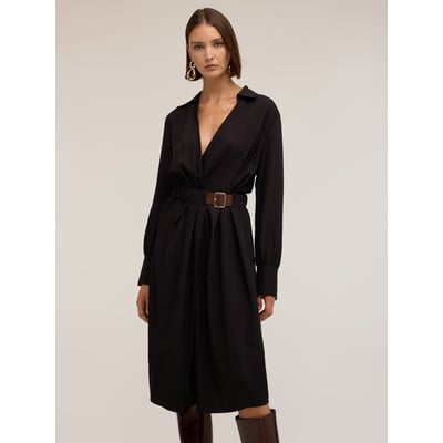 Robe chemise drapée MOTIVI