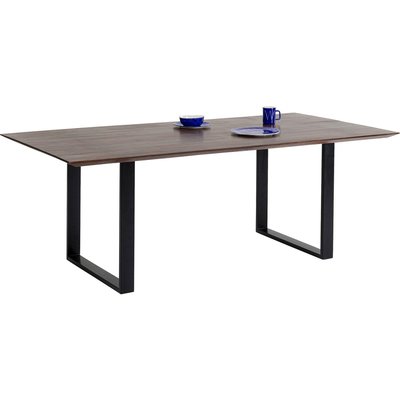Table Symphony 160x80cm noyer chrome KARE DESIGN