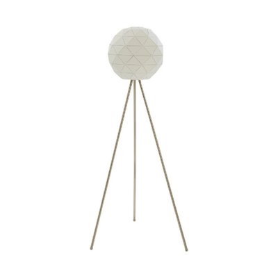 160cm White Metal Globe Floor Lamp SO'HOME