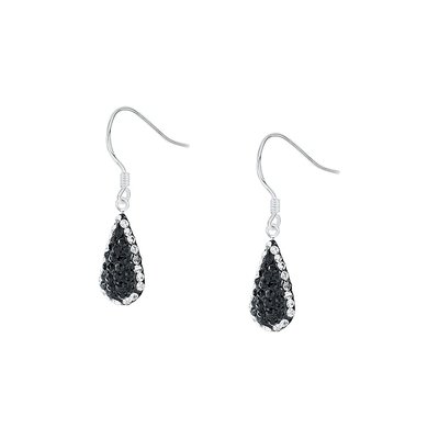 Boucles d'oreilles en argent 925 et cristal CLEOR