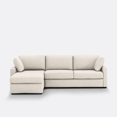 Sofá cama rinconero, poliéster jaspeado, látex, Timor LA REDOUTE INTERIEURS
