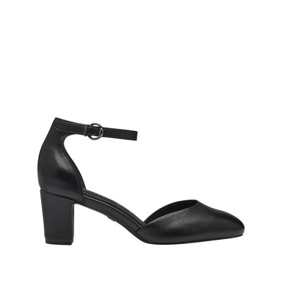 Leather Ankle Strap Heels TAMARIS