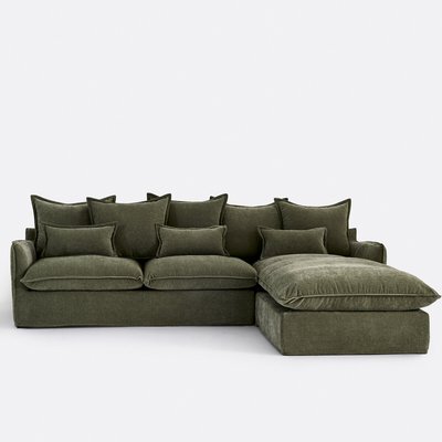 Angle convertible droit polyester chiné, Odna LA REDOUTE INTERIEURS