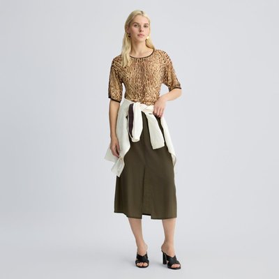 T-shirt animalier en maille LIU JO