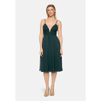 Robe en chiffon à encolure en v VERA MONT