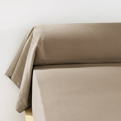 Taie de traversin, en flanelle de coton Jasmine EDEN