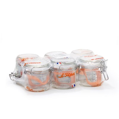 Lot de 6 terrines en verre 200g, LE PARFAIT LE PARFAIT
