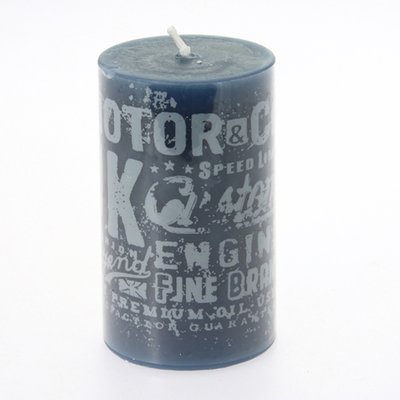 Bougie ronde avec motifs ATMOSPHERA