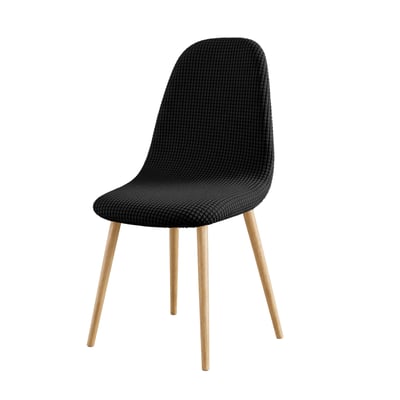 Housse de chaise scandinave extensible en tissu gaufré DOUCEUR D'INTÉRIEUR