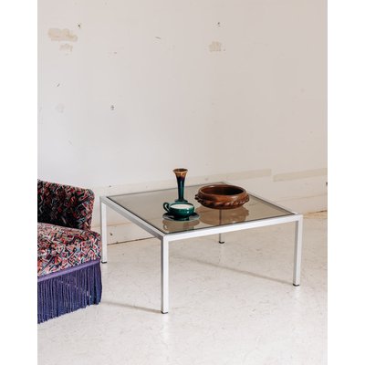 Table basse en verre Donna N°36 - Bon état DEBONGOUT