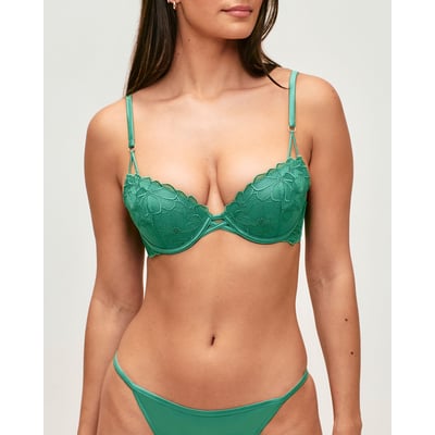 Soutien-gorge push-up avec broderies florales DAISYBRODIZ UNDIZ
