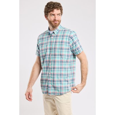 Chemise à carreaux manches courtes en coton ARMOR-LUX