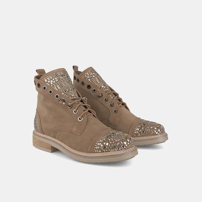 Bottines en cuir à bout rond ALMA EN PENA