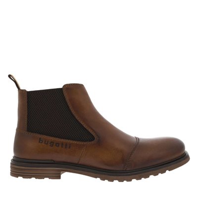 Boots cuir talon décroché bas BUGATTI