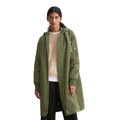 Manteau aviateur femme mi long La Redoute