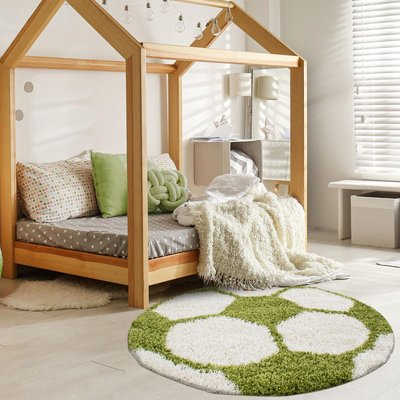 Tapis enfant tissé SHAGGY FOOT UN AMOUR DE TAPIS