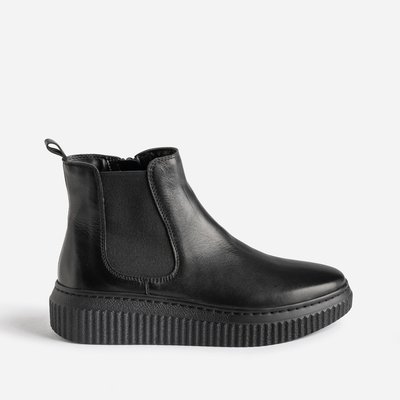 Bottines plastique noir La Redoute