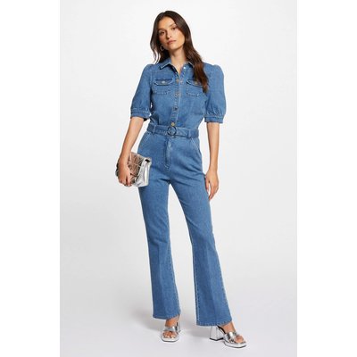 Combinaison jean femme fermeture eclair La Redoute