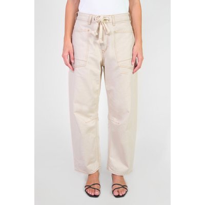 Jeans loose, large balloon taille haute, longueur 34 LE TEMPS DES CERISES