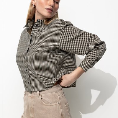 Chemise unie cropped PROMOD