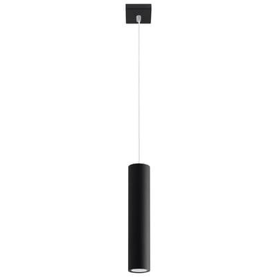 Suspension Acier Noir GU10 1 Lagos EDEN