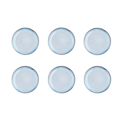 Lot de 6 assiettes à dessert en grès, GENESIS BJORN