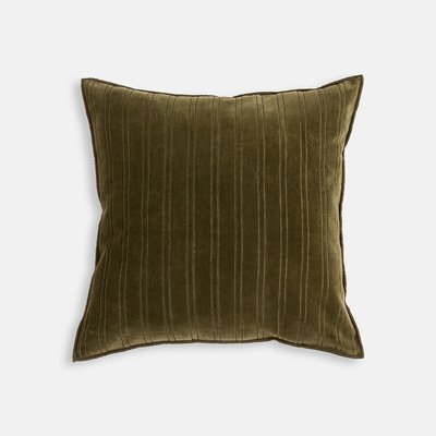 Housse de coussin 45 x 45 cm, en velours ciselé, MILO LA REDOUTE INTERIEURS