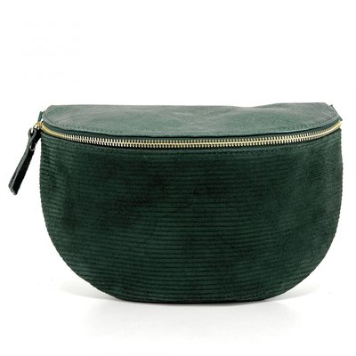 Sac banane en cuir nubuck et irisé italien LOUNA VELOURS OH MY BAG