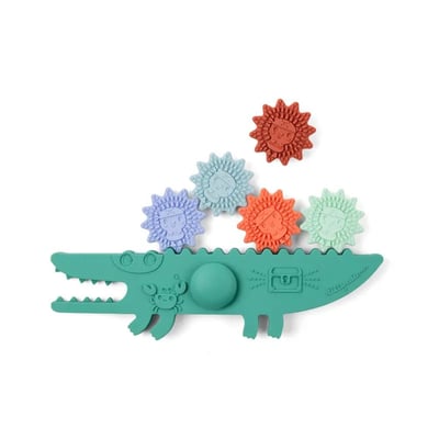 Panneau de bain Jeu d'équilibre balancier crocodile LILLIPUTIENS