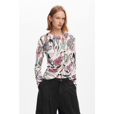 Pull détails fleurs DESIGUAL