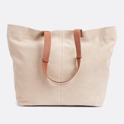 Sac cabas en cuir souple LA REDOUTE COLLECTIONS