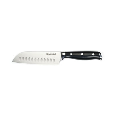 Couteau santoku noir 29cm - "Essentials" LAGUIOLE CUISSON
